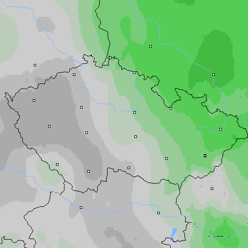 Oblačnost Česko