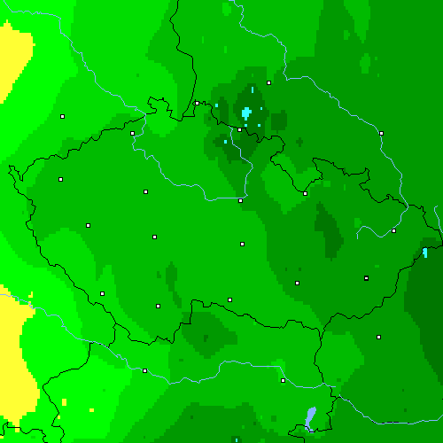 Tmin Česko