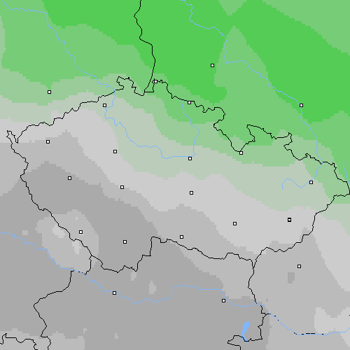 Oblačnost Česko