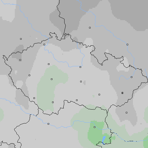 Oblačnost Česko