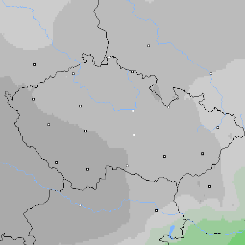 Oblačnost Česko