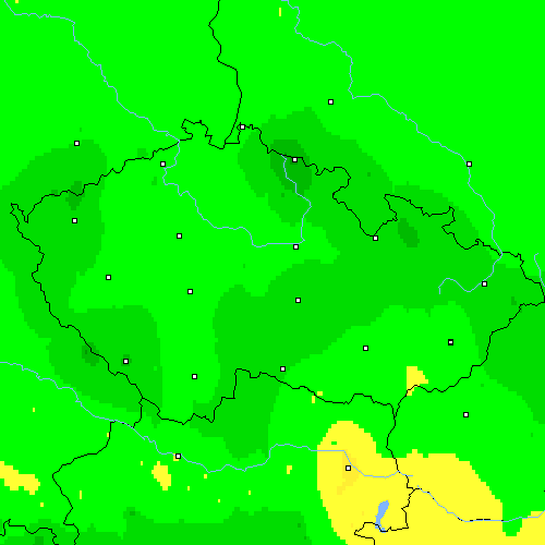 Tmin Česko