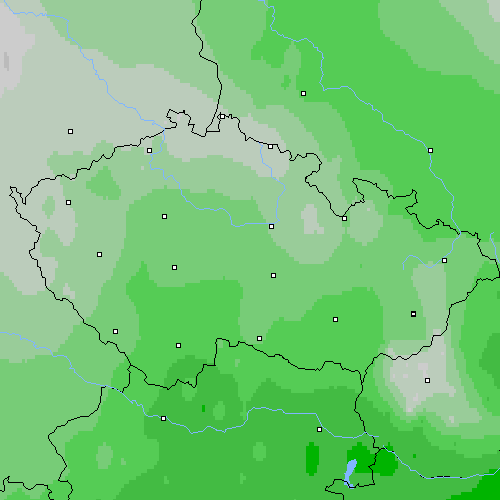 Oblačnost Česko