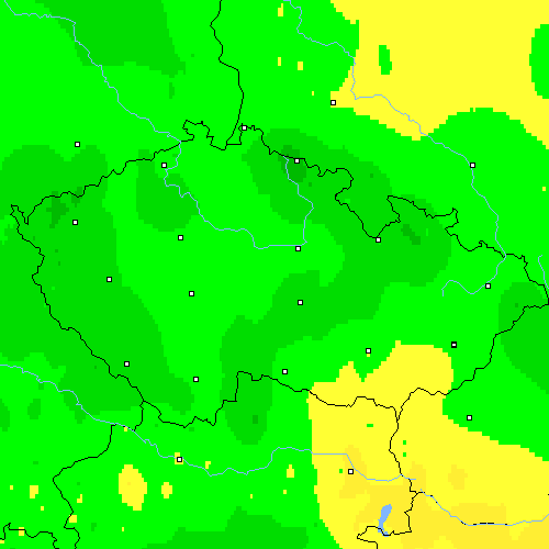 Tmin Česko