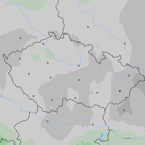 Oblačnost Česko