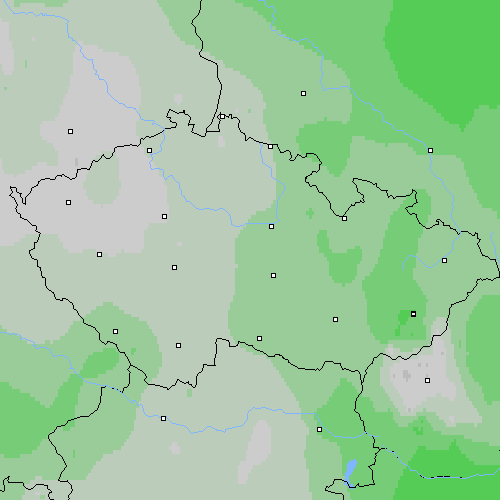 Oblačnost Česko